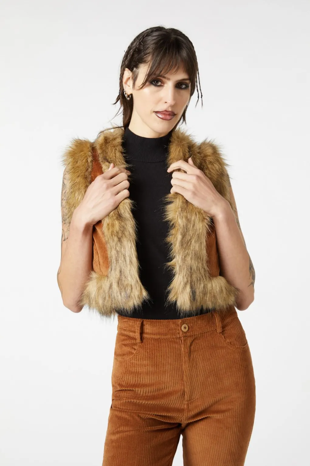Moss Cord Vest