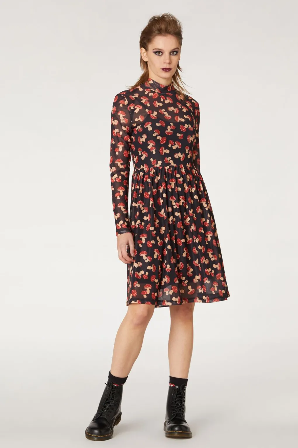 Mushroom Mesh Dress