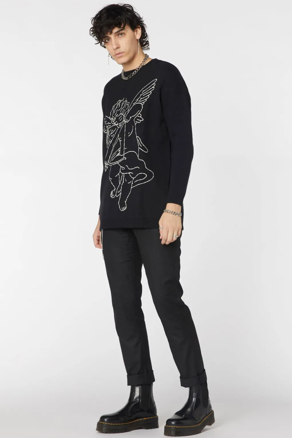 Oversize Cherub Cotton Knit