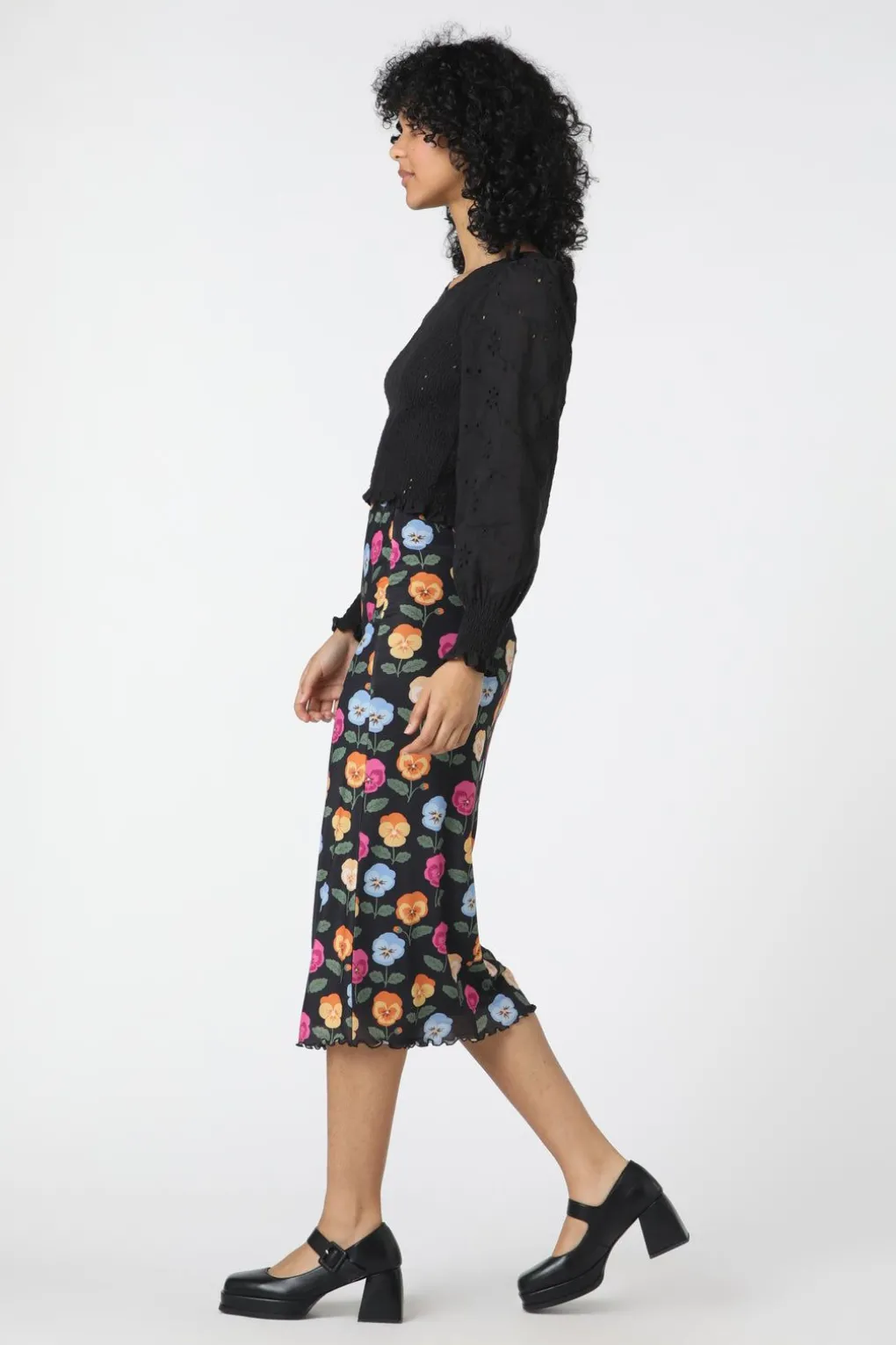 Pansy Mesh Skirt