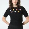 Pansy Patch Knit Top