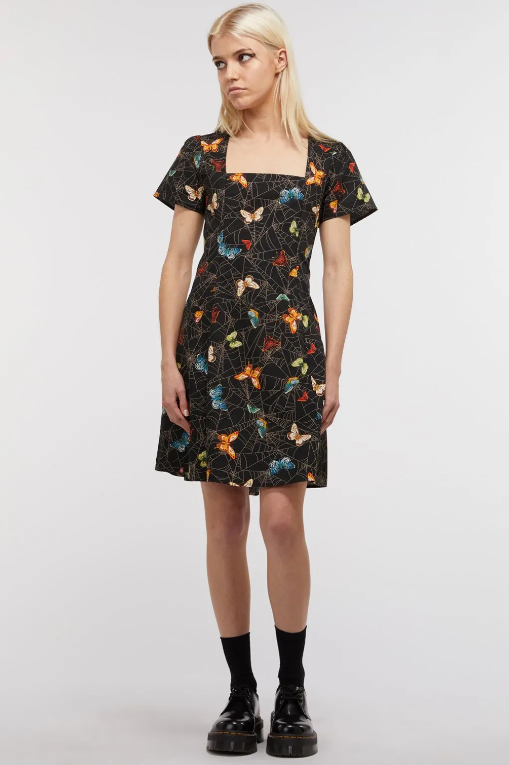 Papillon Lace Back Dress