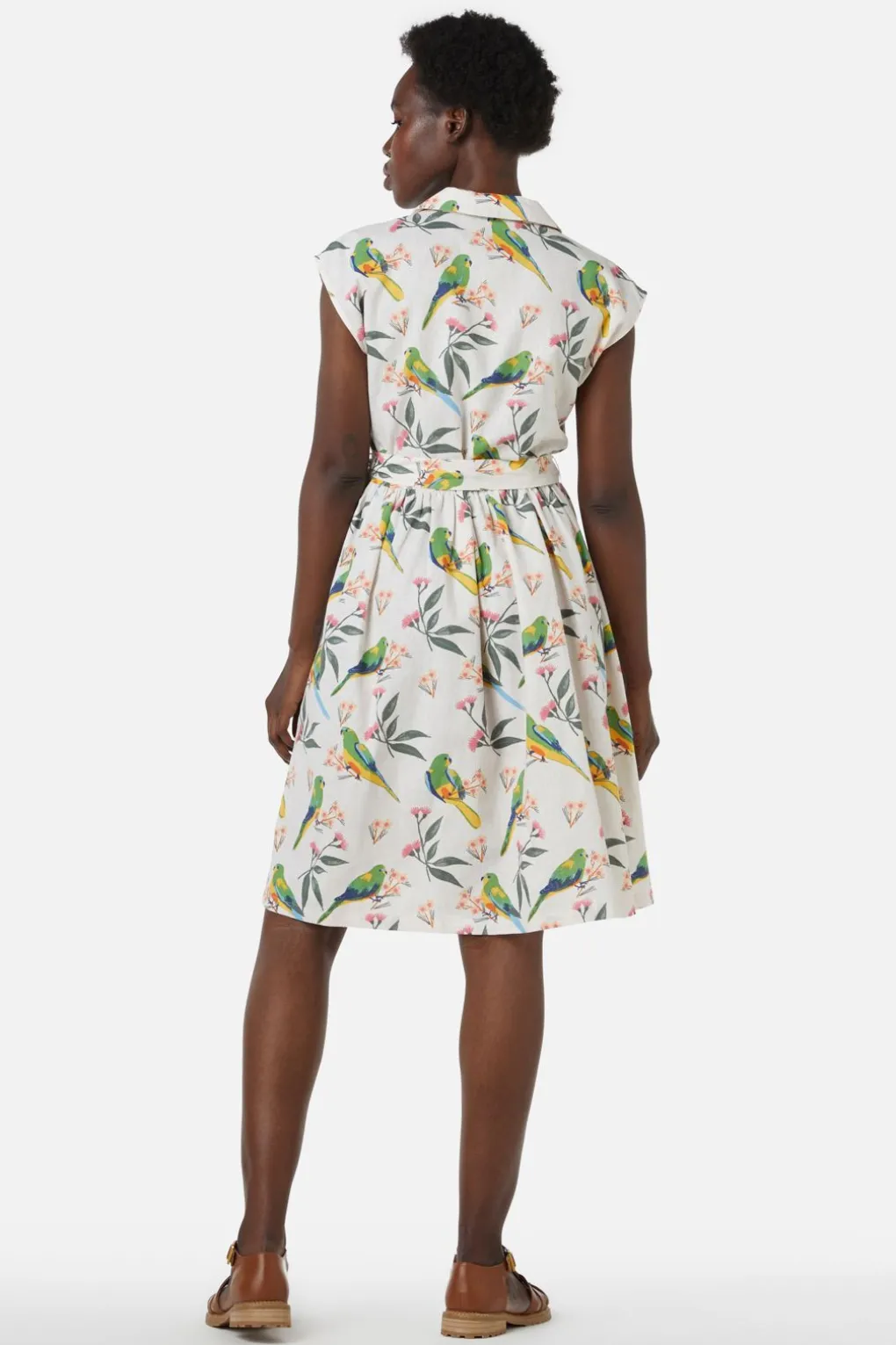 Parrot Shirt Dress