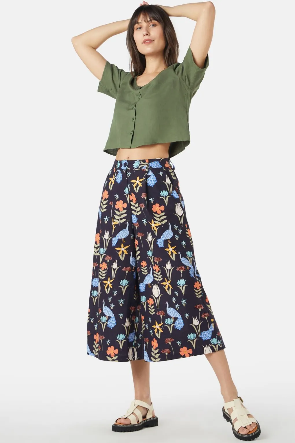 Peacock Culotte