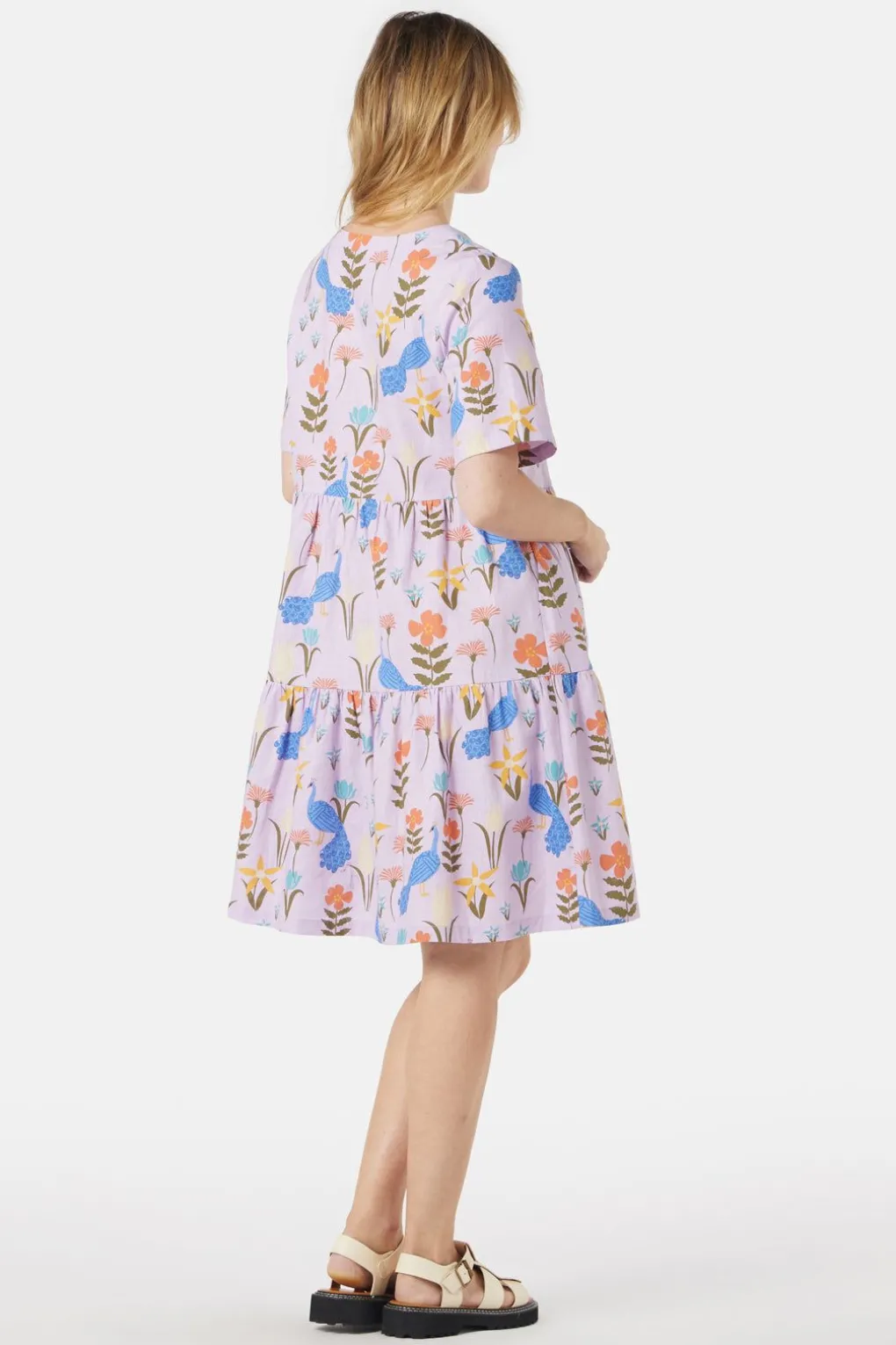Peacock Mini Dress