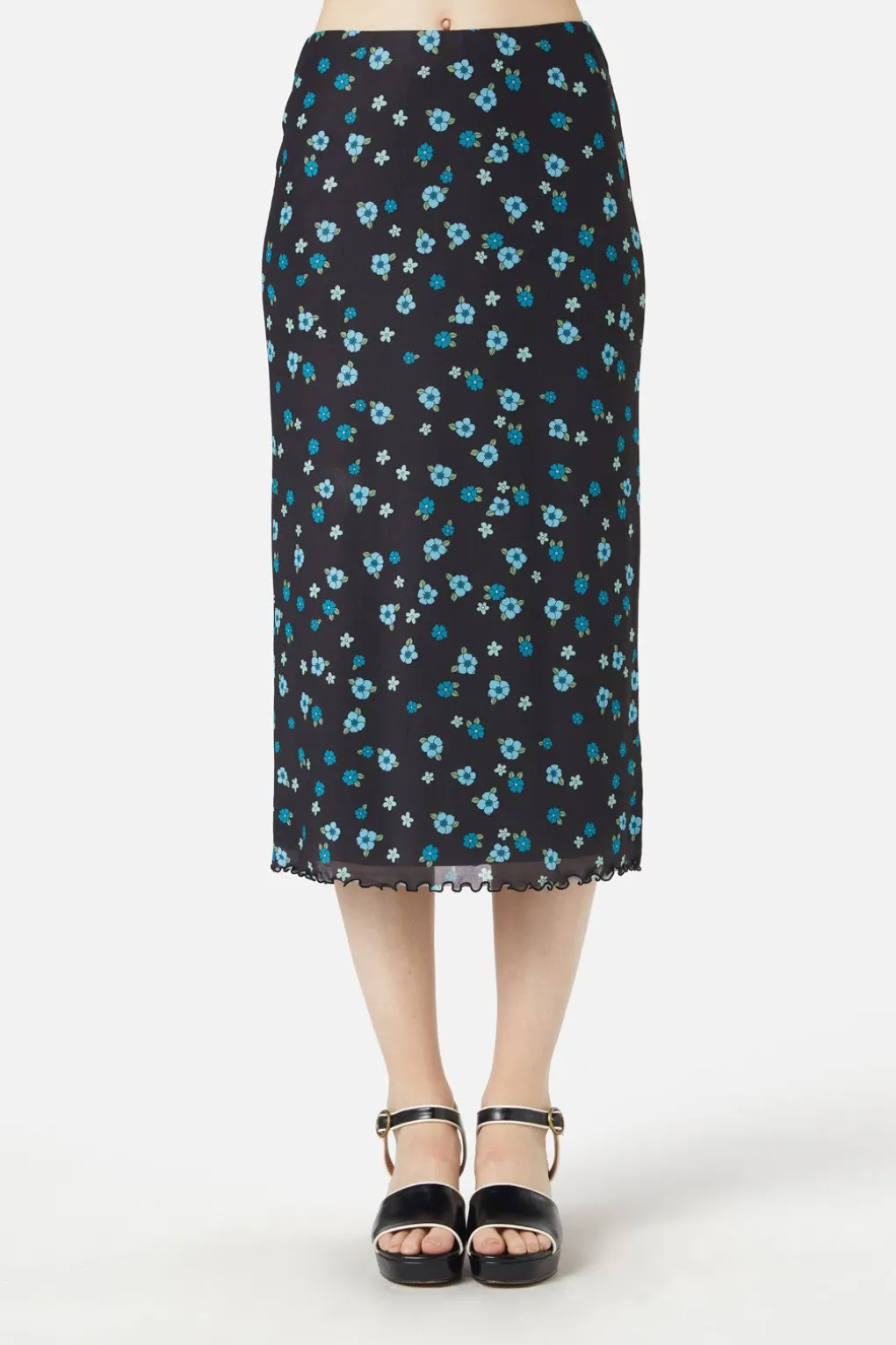 Petal Mesh Skirt