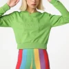 Plant Embossed Sweater