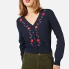 Pomegranate Emb Cardi