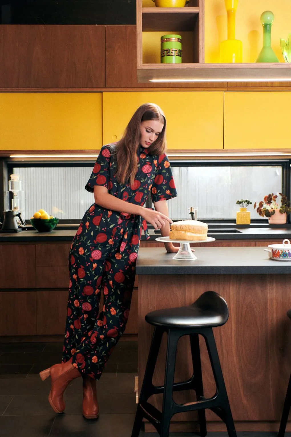 Pomegranate Jumpsuit