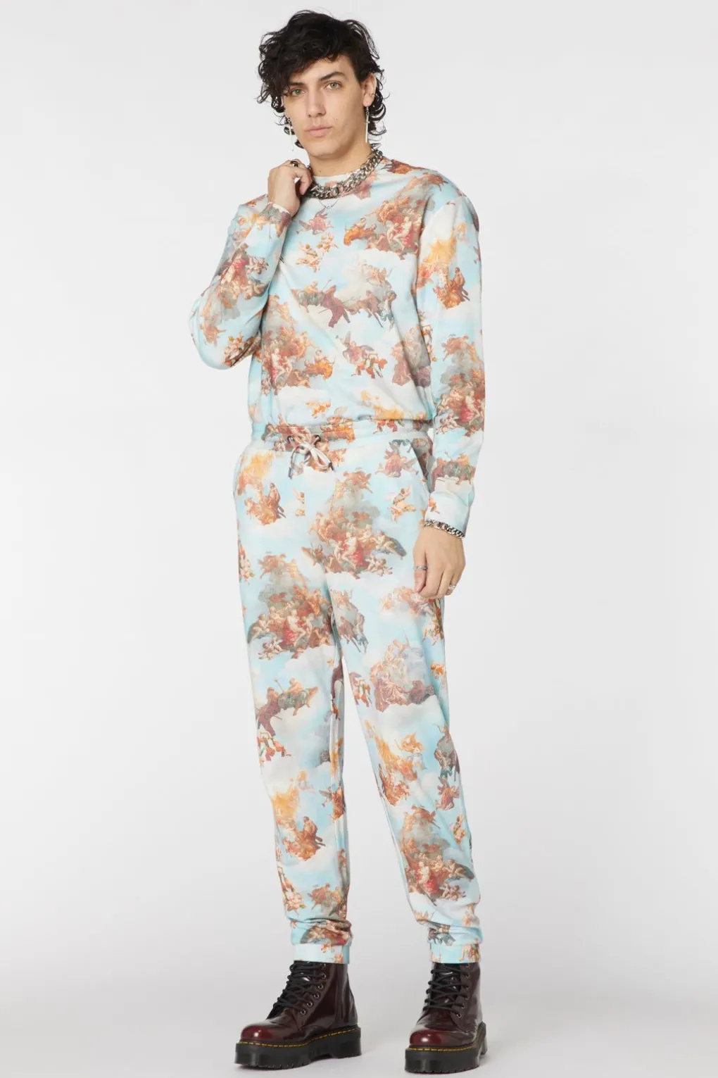 Printed Art Mural Track Pant