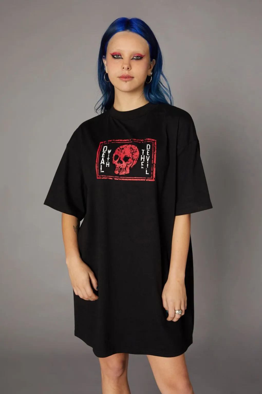 Printed Tee Dress