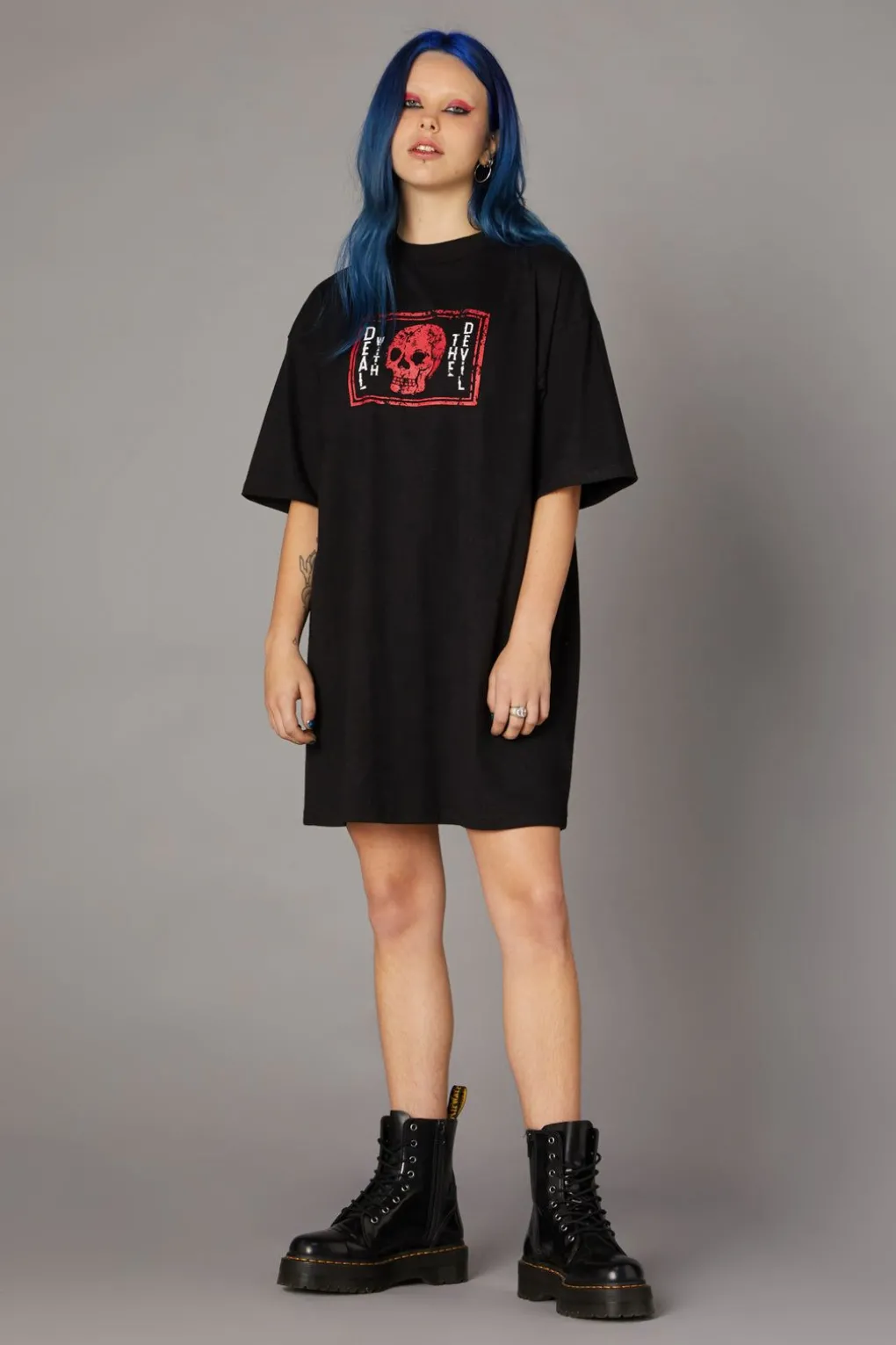 Printed Tee Dress