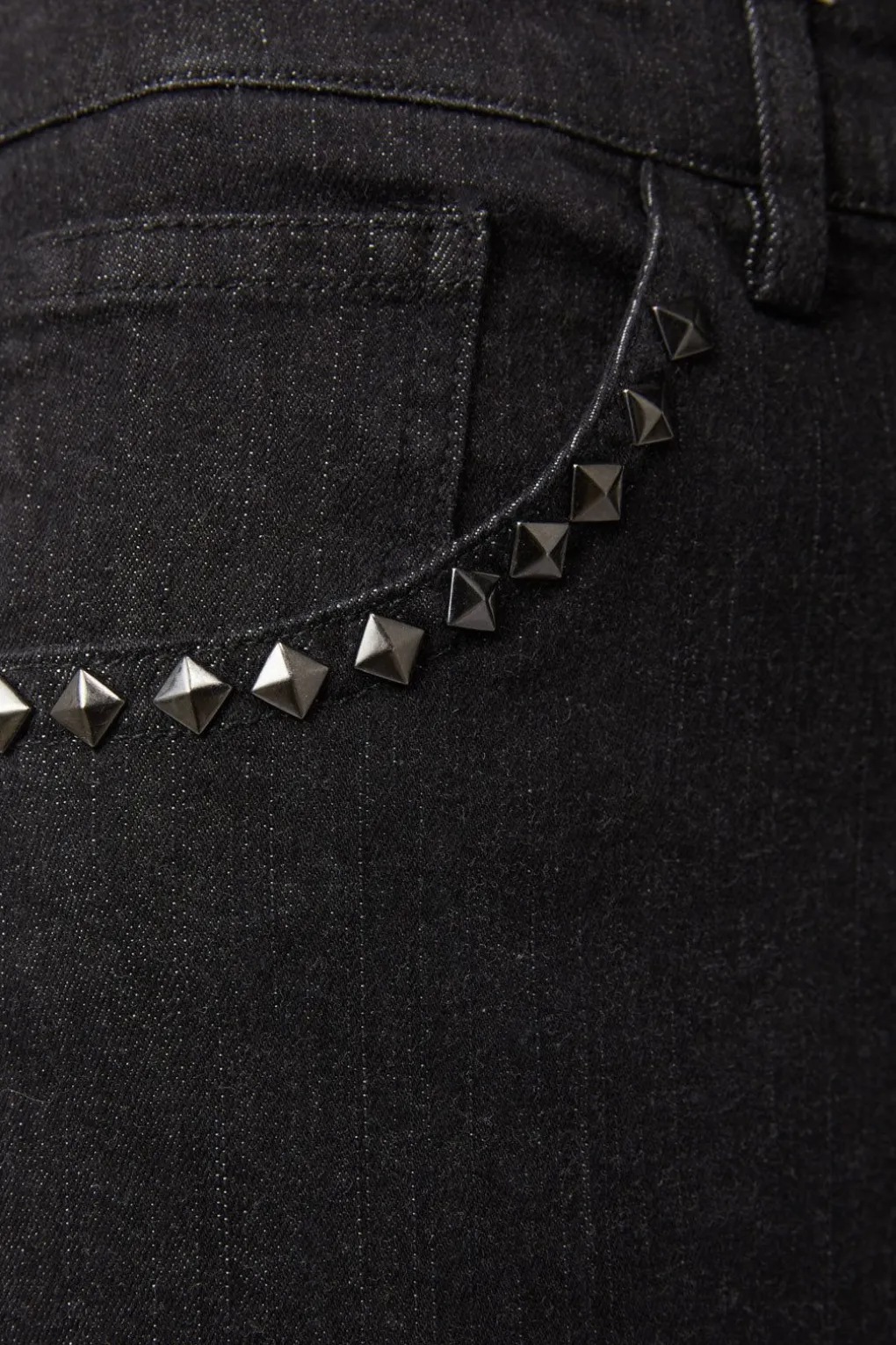 Punk Stud Denim Jeans