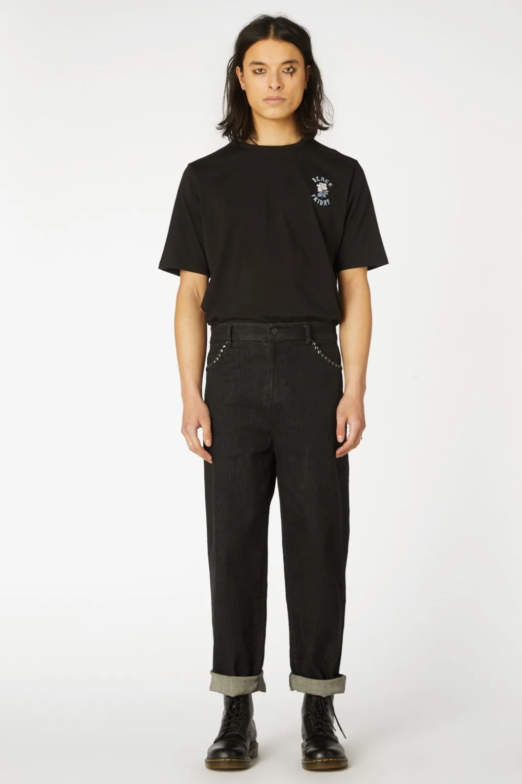 Punk Stud Denim Jeans