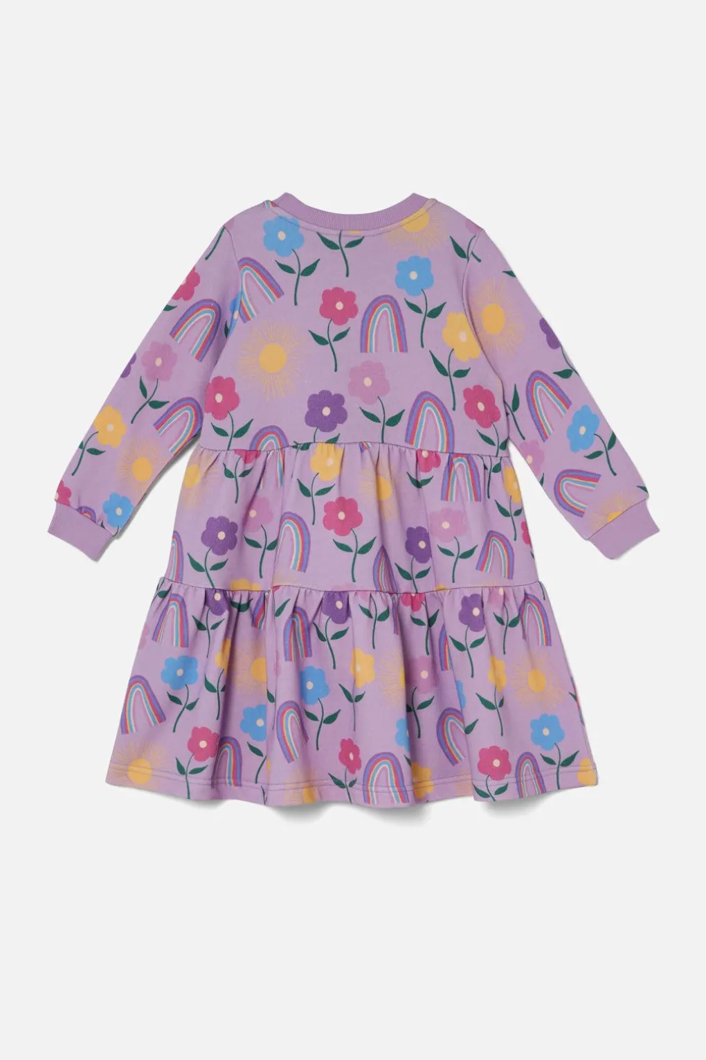 Rainbow Kids Tiered Dress
