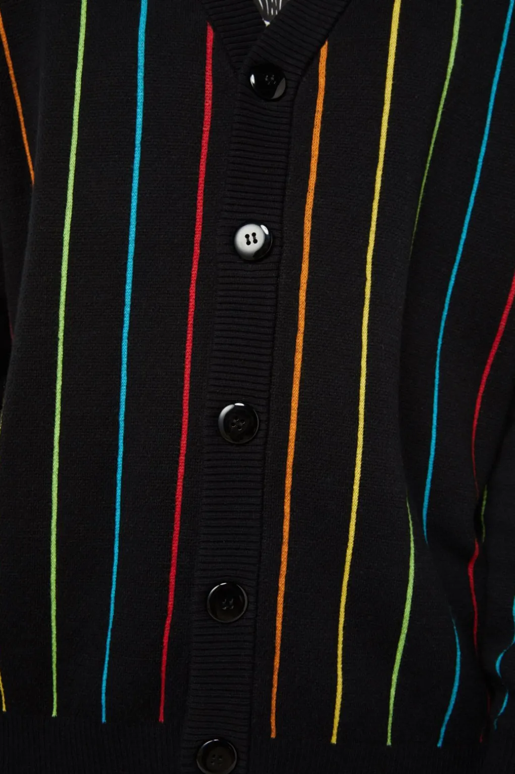 Rainbow Pin Stripe Os Cardi