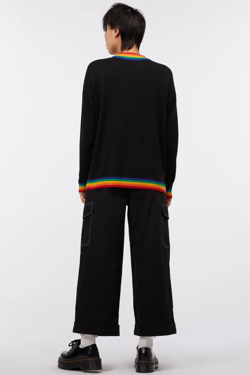 Rainbow Ringer Cardi