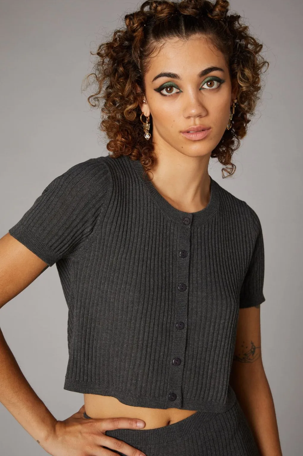 Rib Comfort Goth Cardi