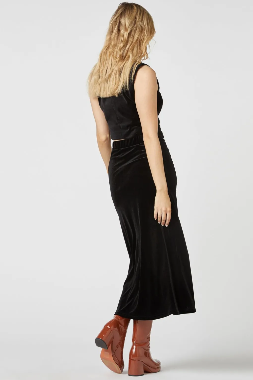 Roxy Velvet Skirt