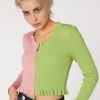 90S Split Zip Up Cardi