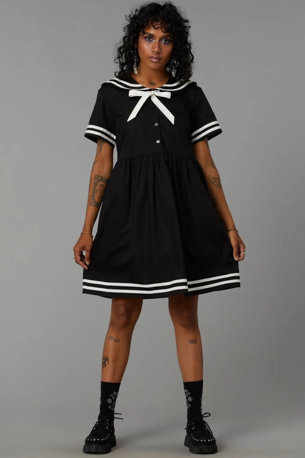 Sail Away Goth Dress