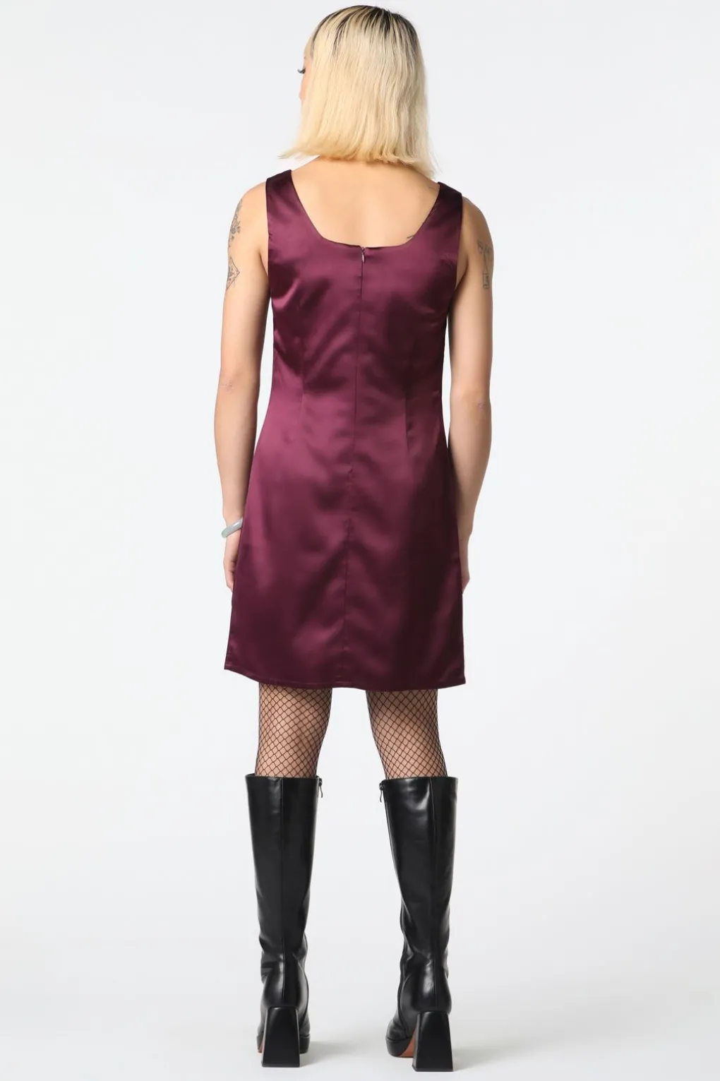Satin Mini Dress