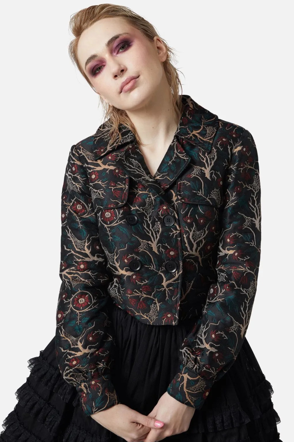 Satis Ruin Crop Jacket