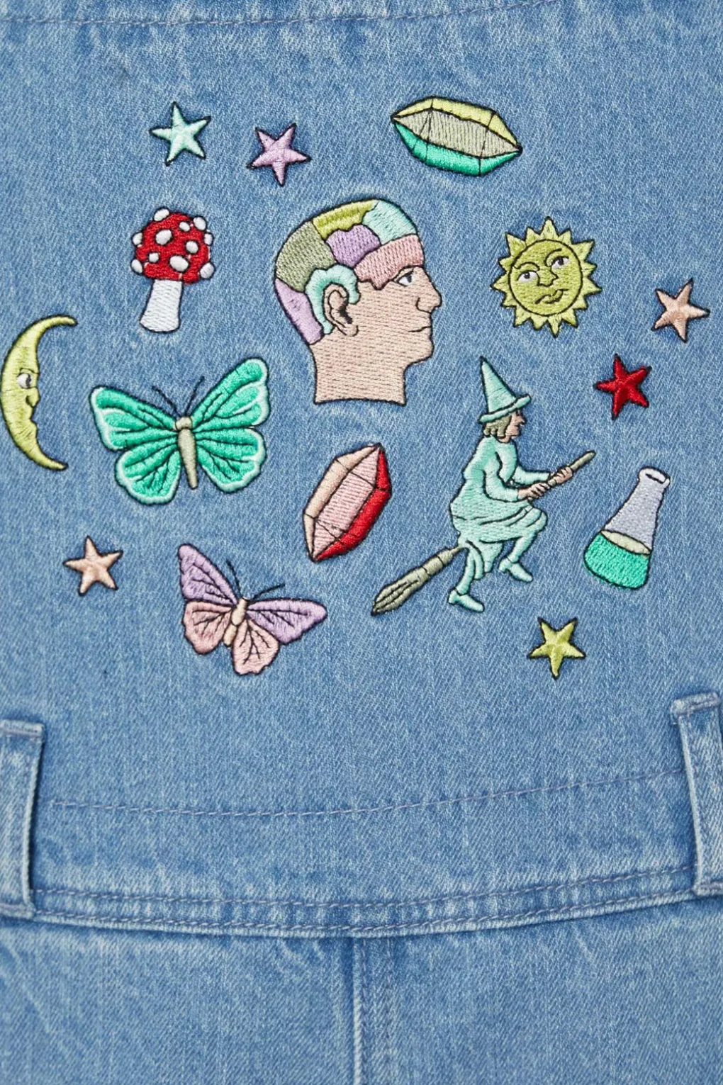 Scrapbook Denim Overall