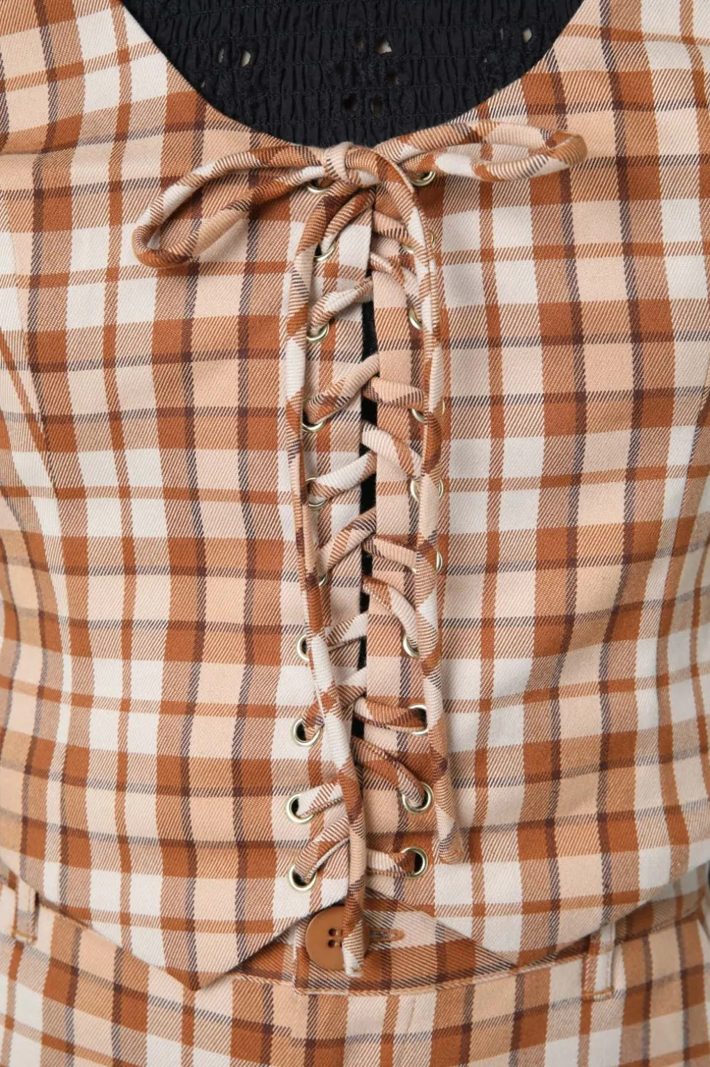 Stacey Check Vest
