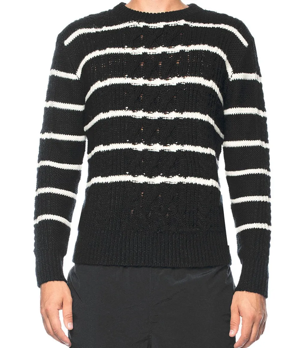 Striped Cable Jumper