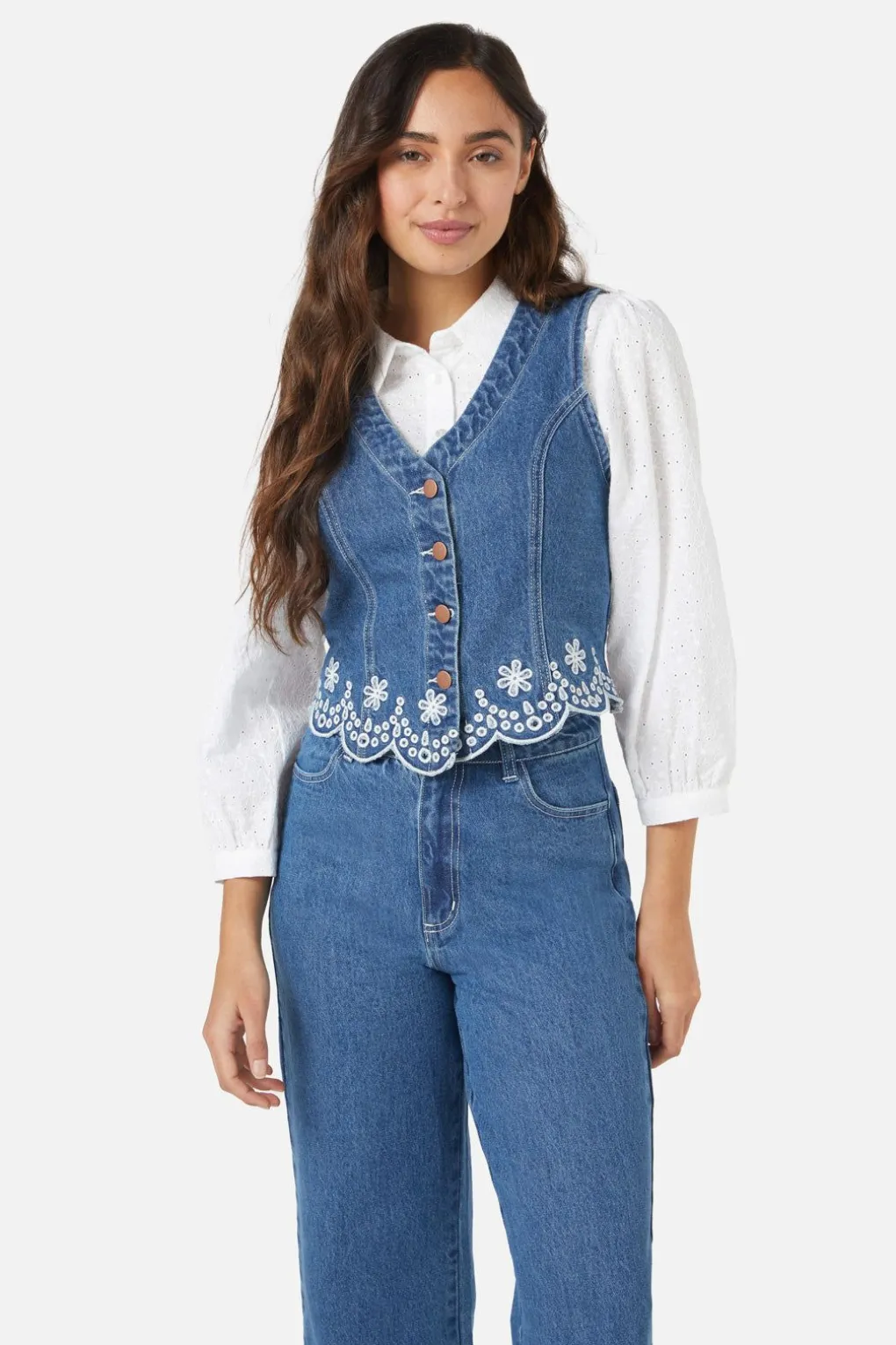 Suzie Scallop Vest