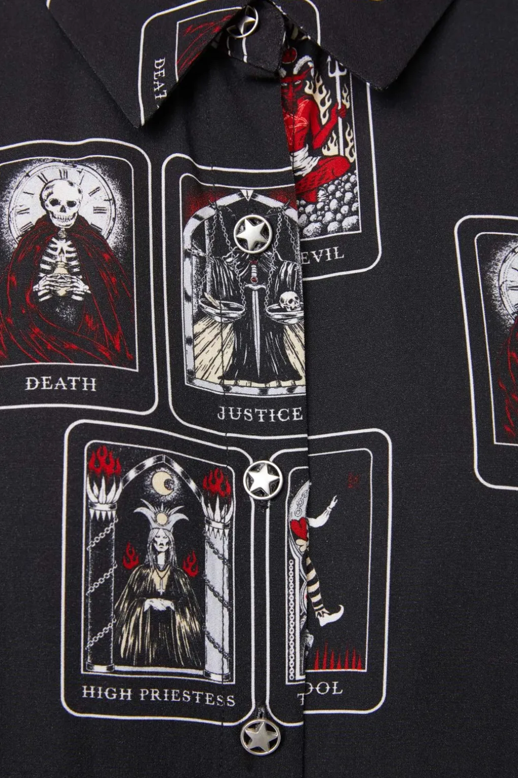 Tarot Spread Printed Shirt