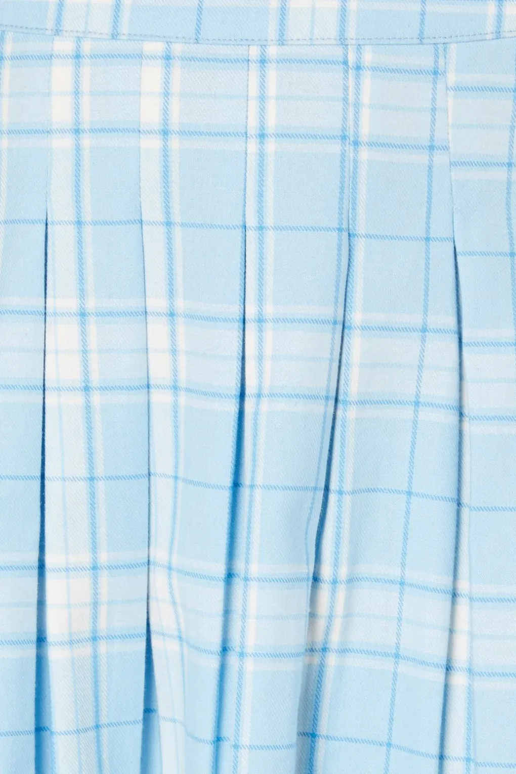 Tartan Mood Pleat Mini Skirt