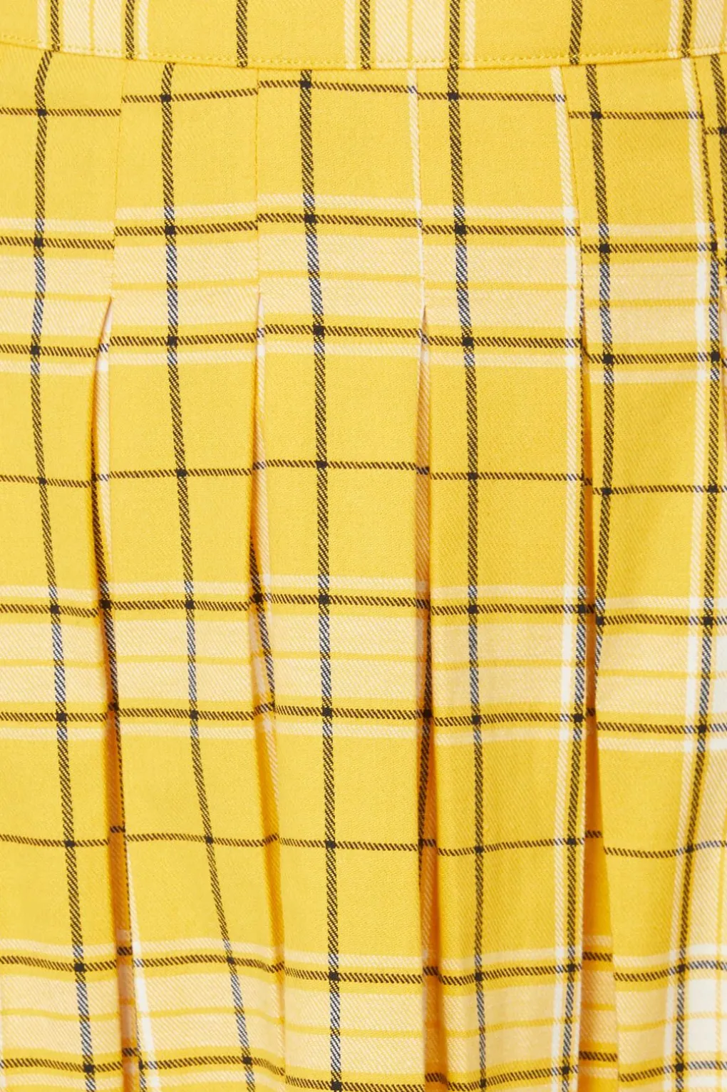 Tartan Mood Pleat Mini Skirt