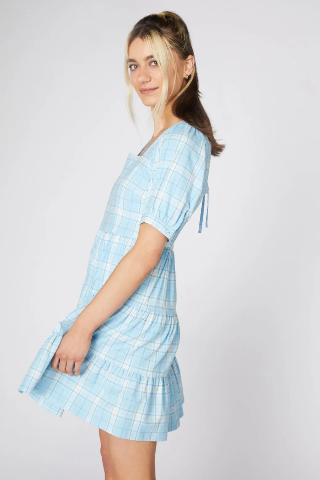 Tartan Mood Ruffle Dress