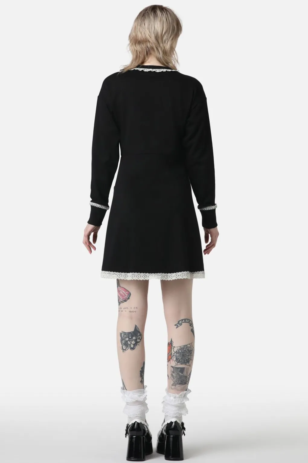 Teddy Lace Jersey Dress