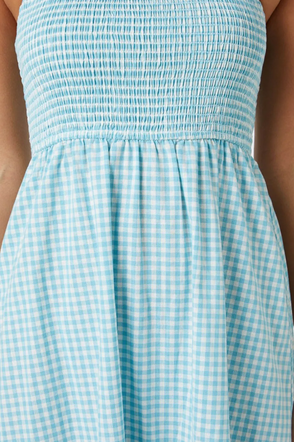 Tessa Check Midi Dress