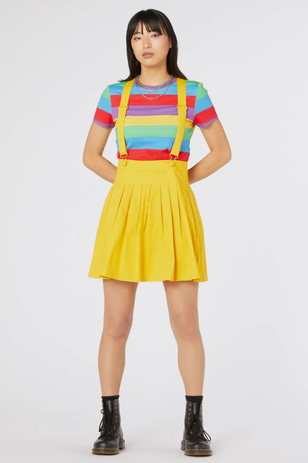 Time Out Pleated Twill Pinny