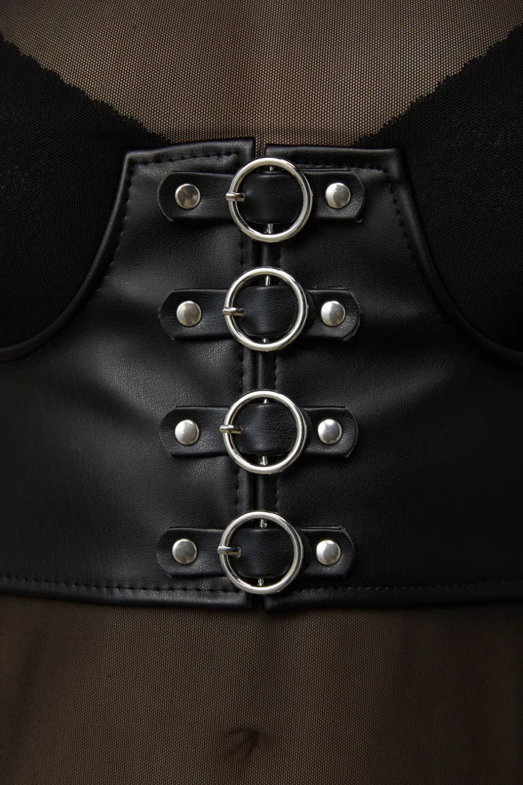 Underbust Circle Buckle Harness