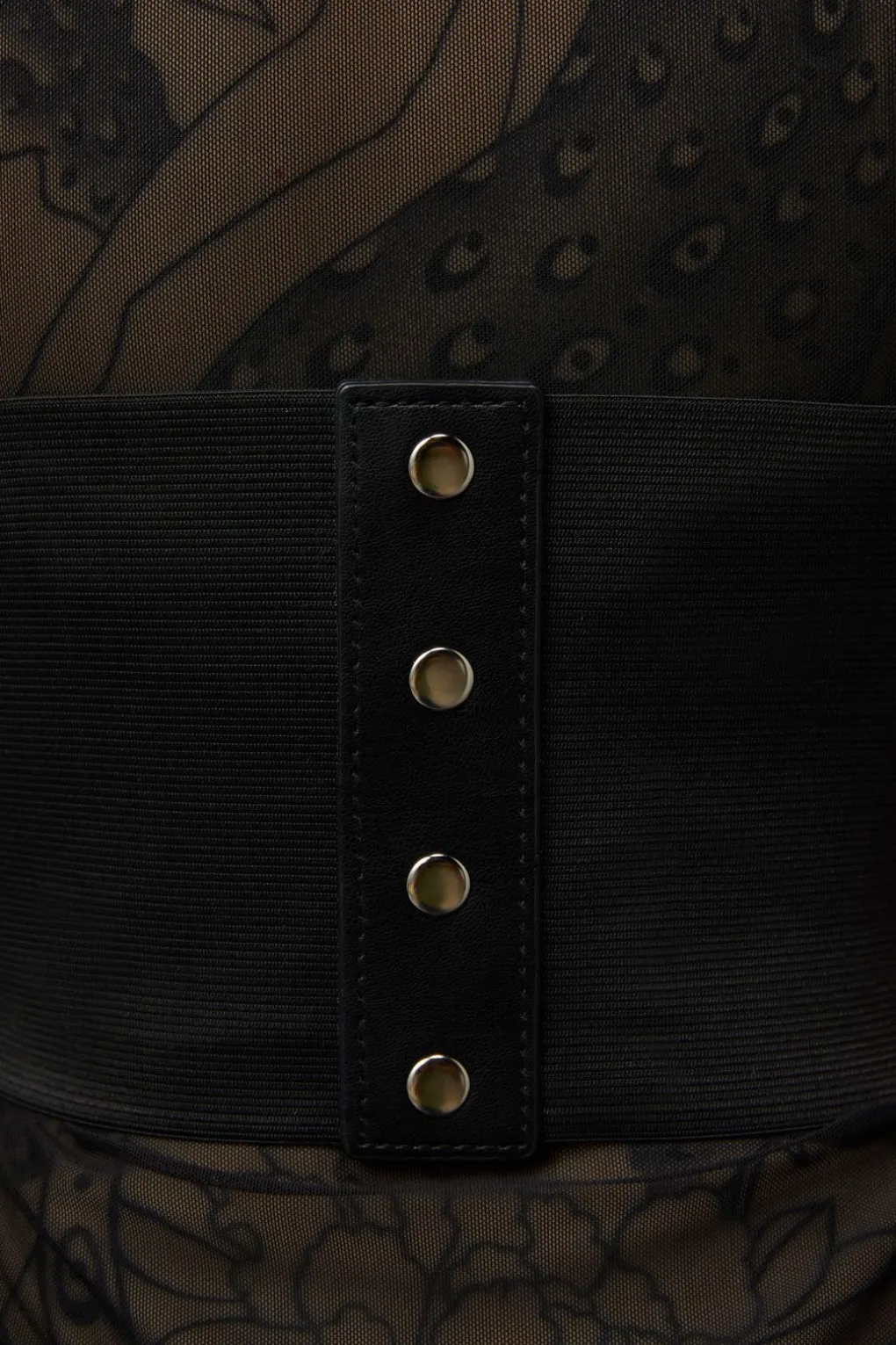 Underbust Circle Buckle Harness
