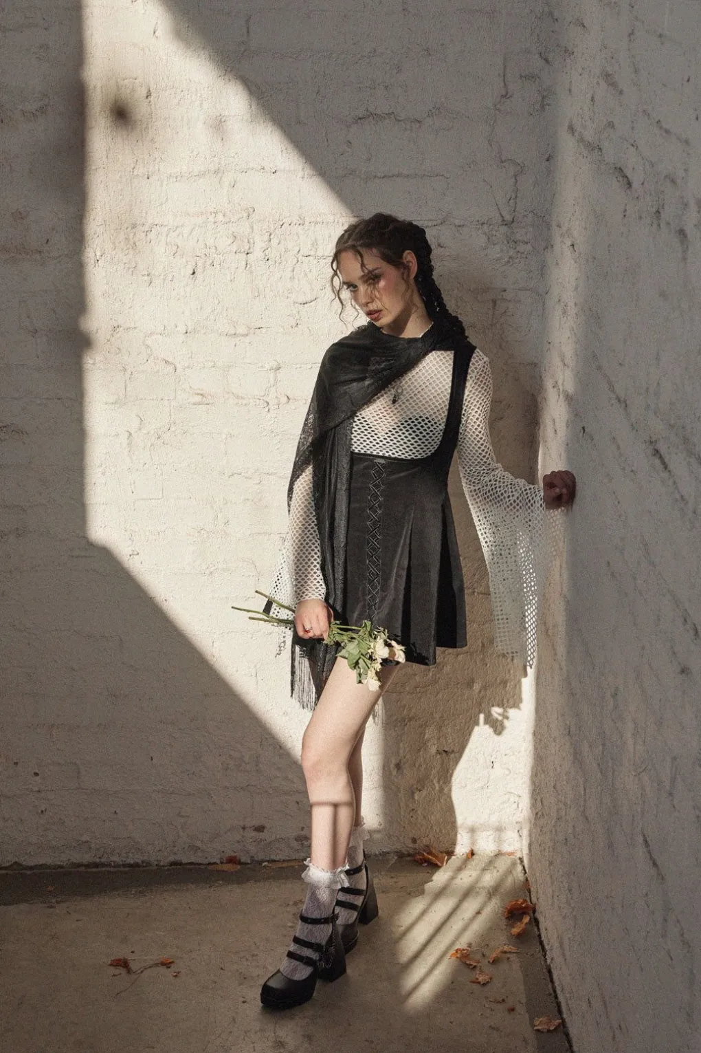 Velvet Underbust Dress