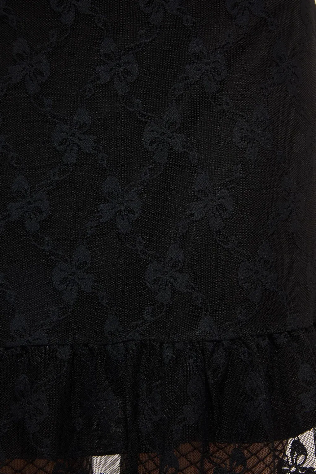 Victoria Lace Mini Skirt