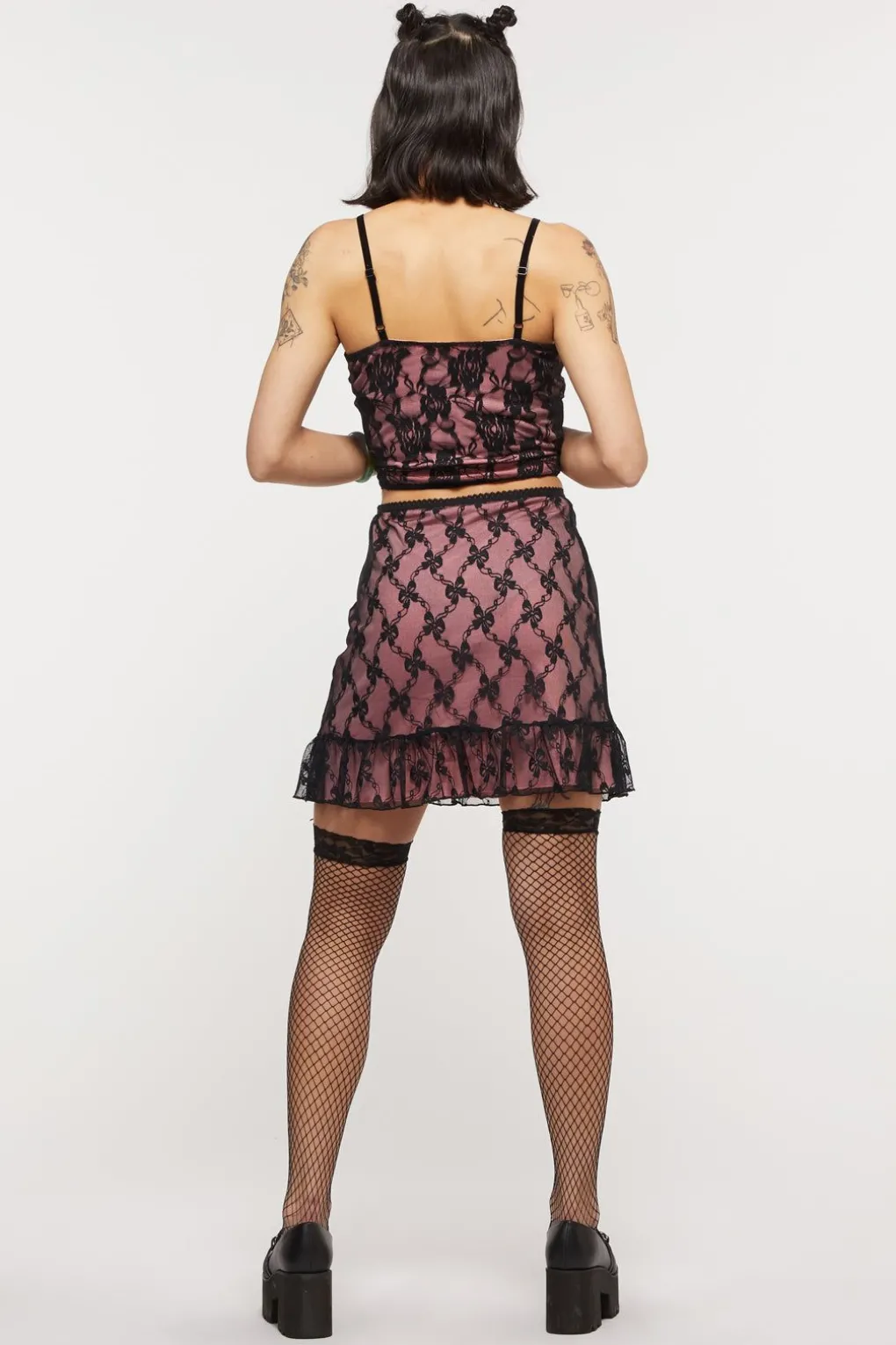 Victoria Lace Mini Skirt