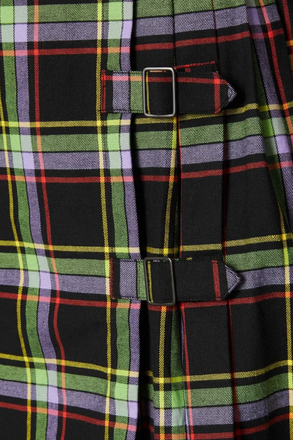 Vivid Tartan Goth Pinafore