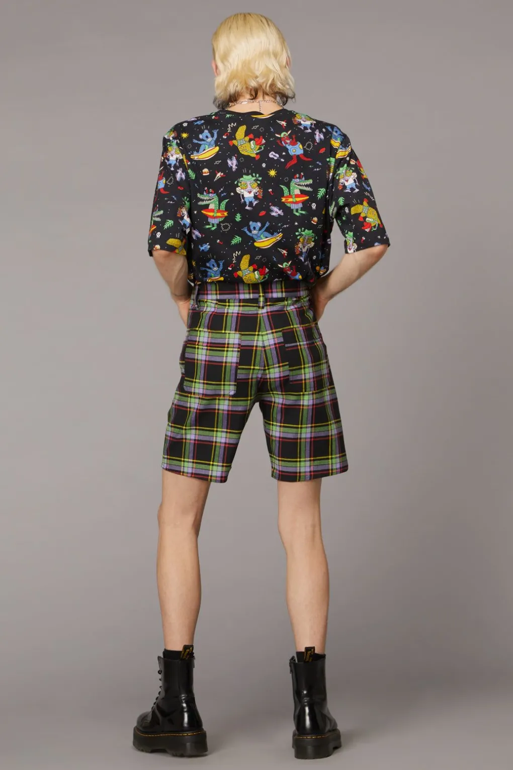 Vivid Tartan Unisex Short