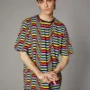 Warped Print Unisex Tee