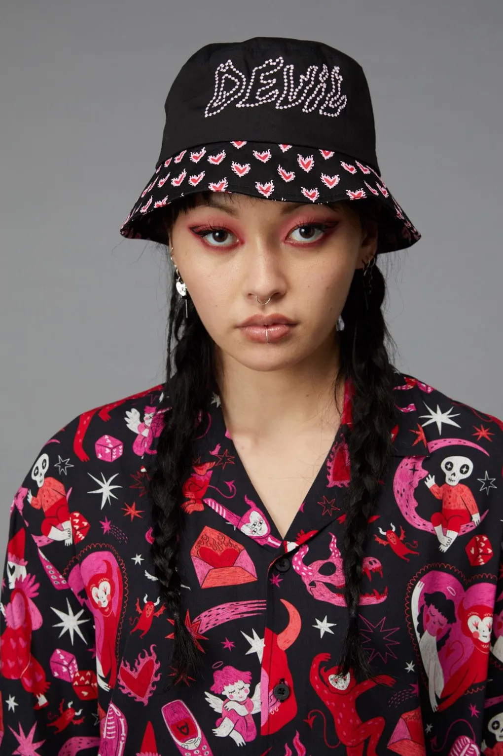 2 Way Angel Devil Hat
