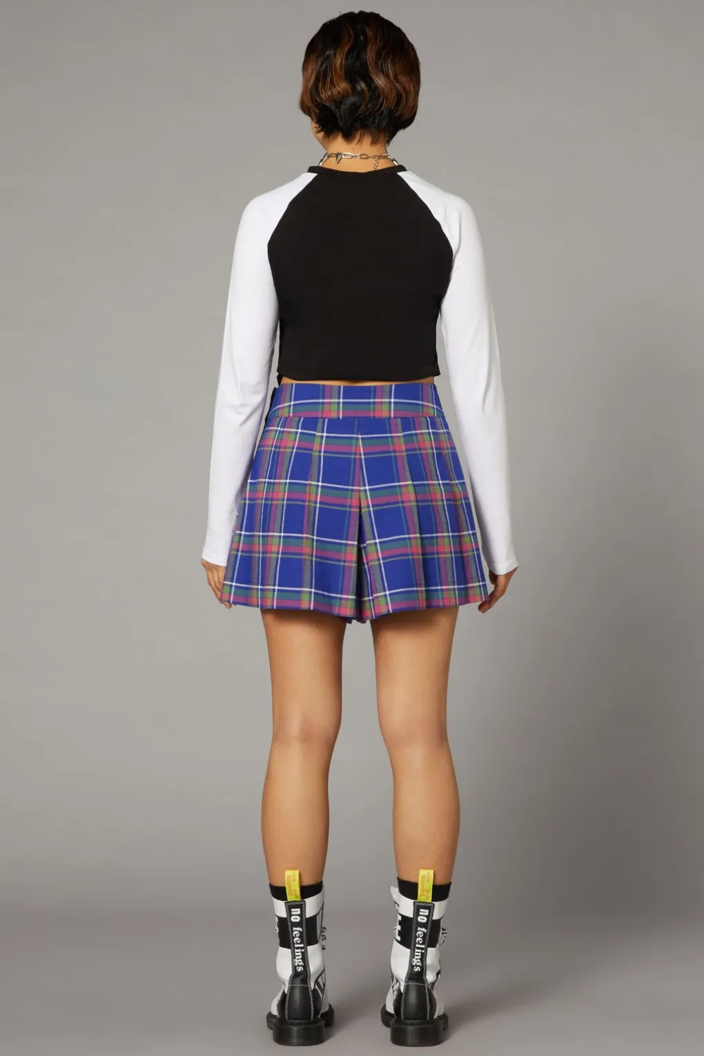 Werewolf Tartan Goth Skort