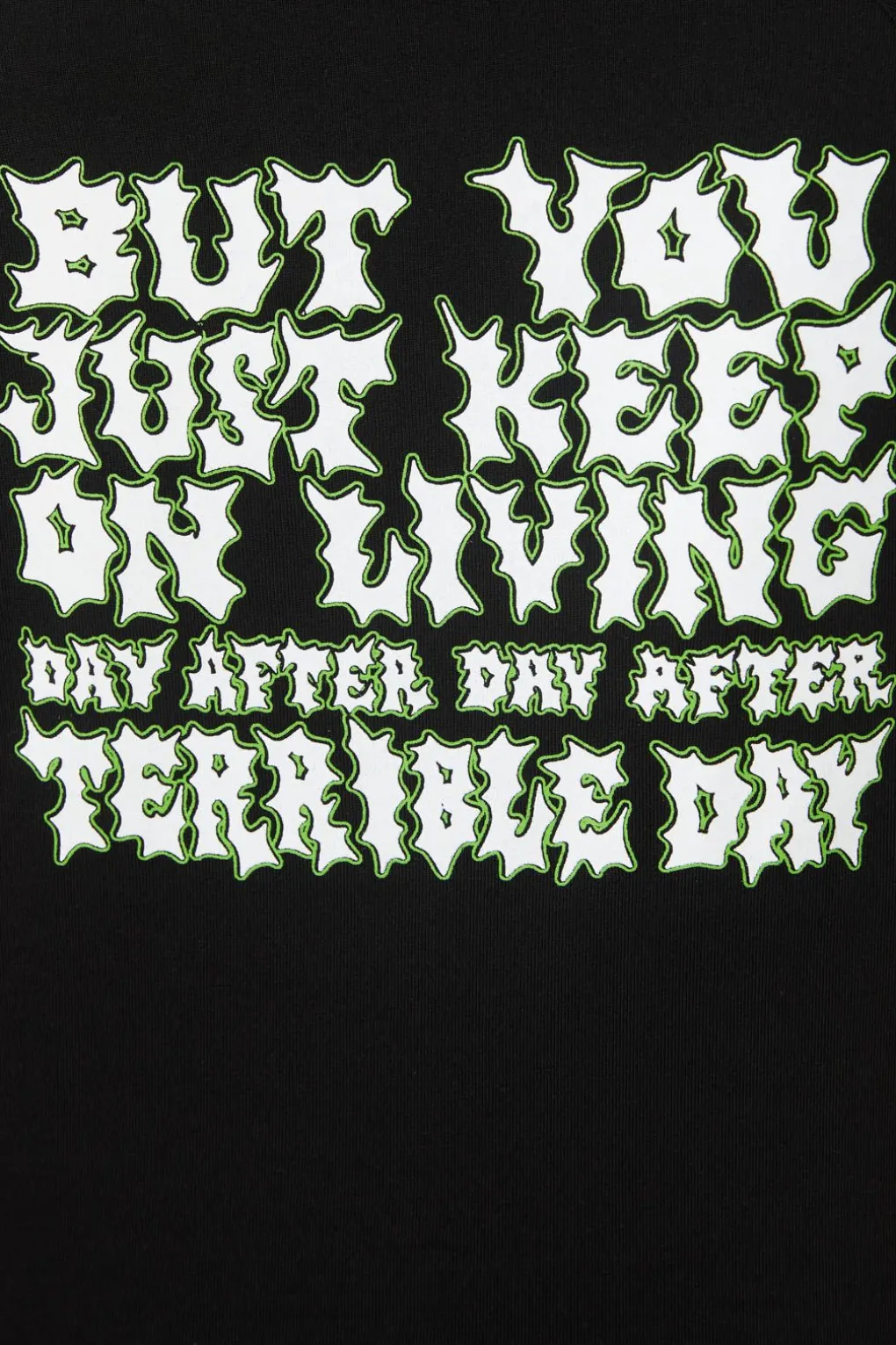 You Think You Will Die Raglan Tee